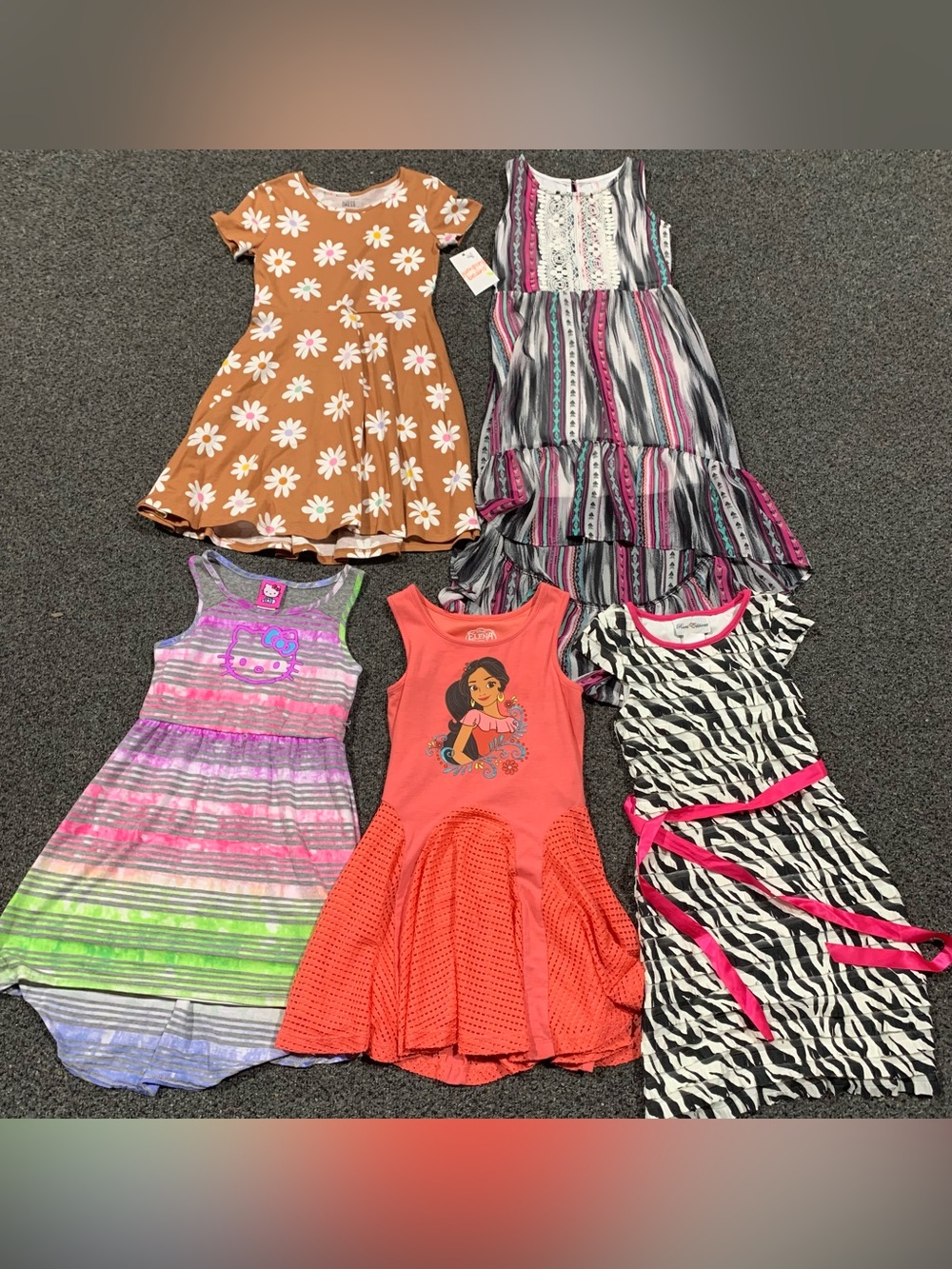 Bundle of 5 girls 6/6x spring and summer sun dresses